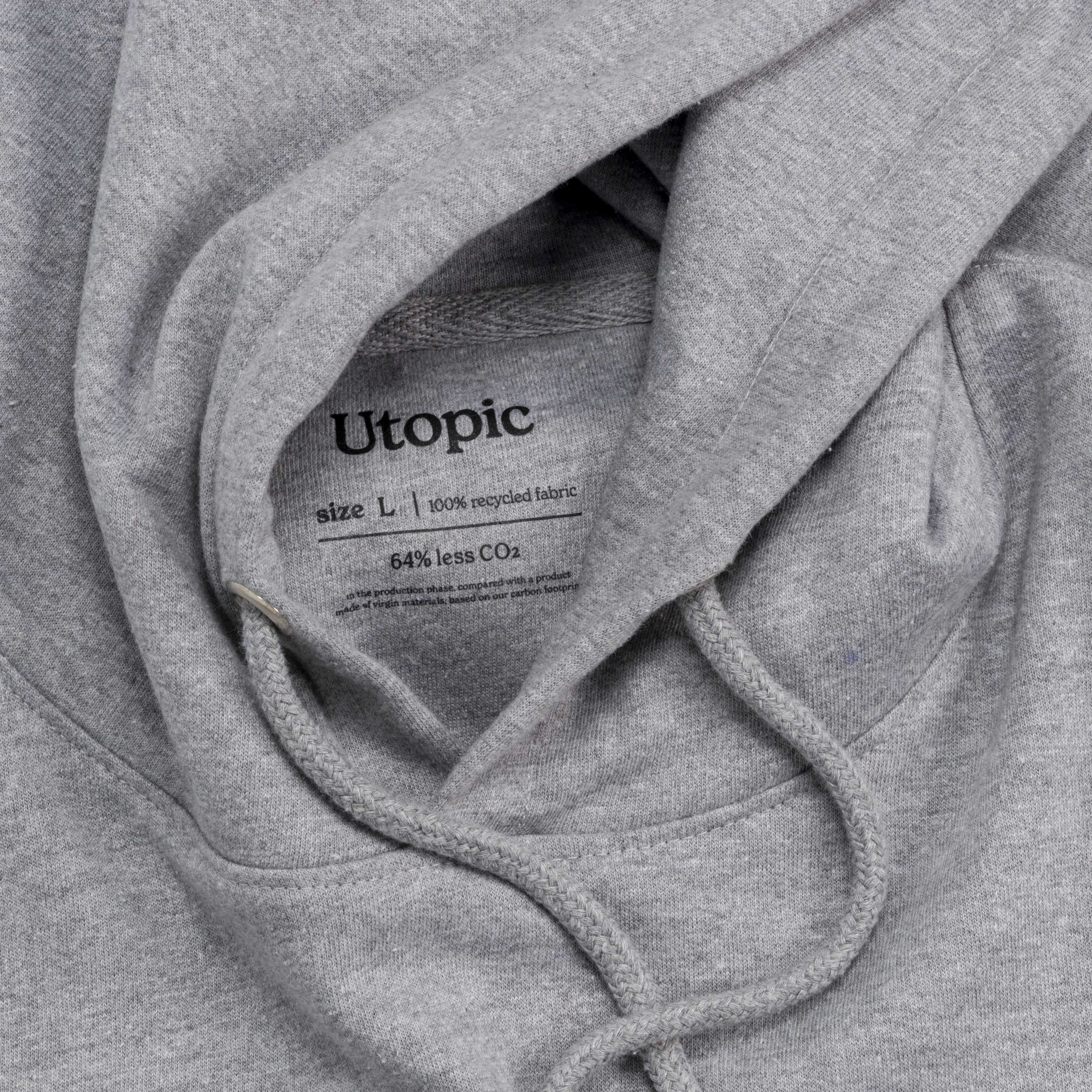 Immagine Felpa con cappuccio 100% tessuto rigenerato