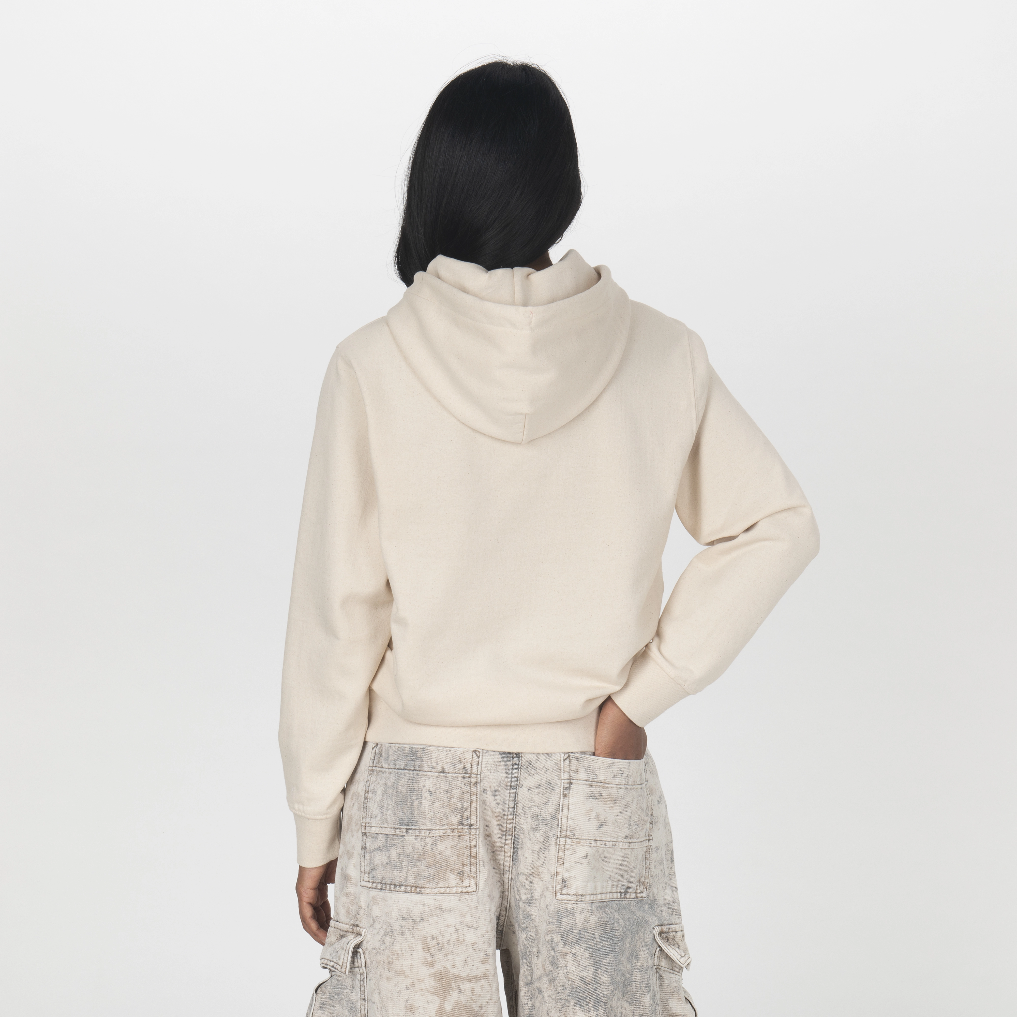 Immagine Felpa con cappuccio 100% tessuto rigenerato