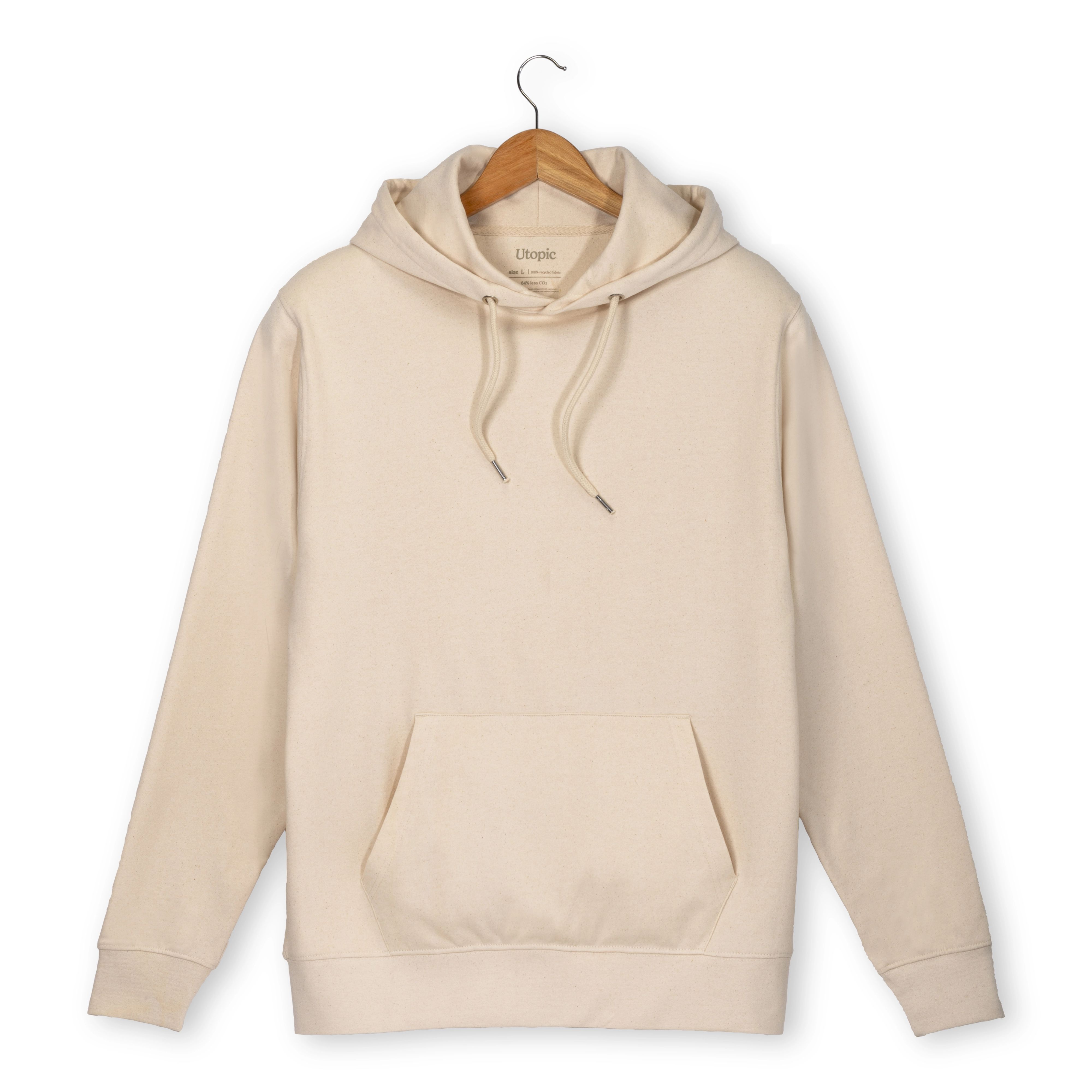 Immagine Felpa con cappuccio 100% tessuto rigenerato