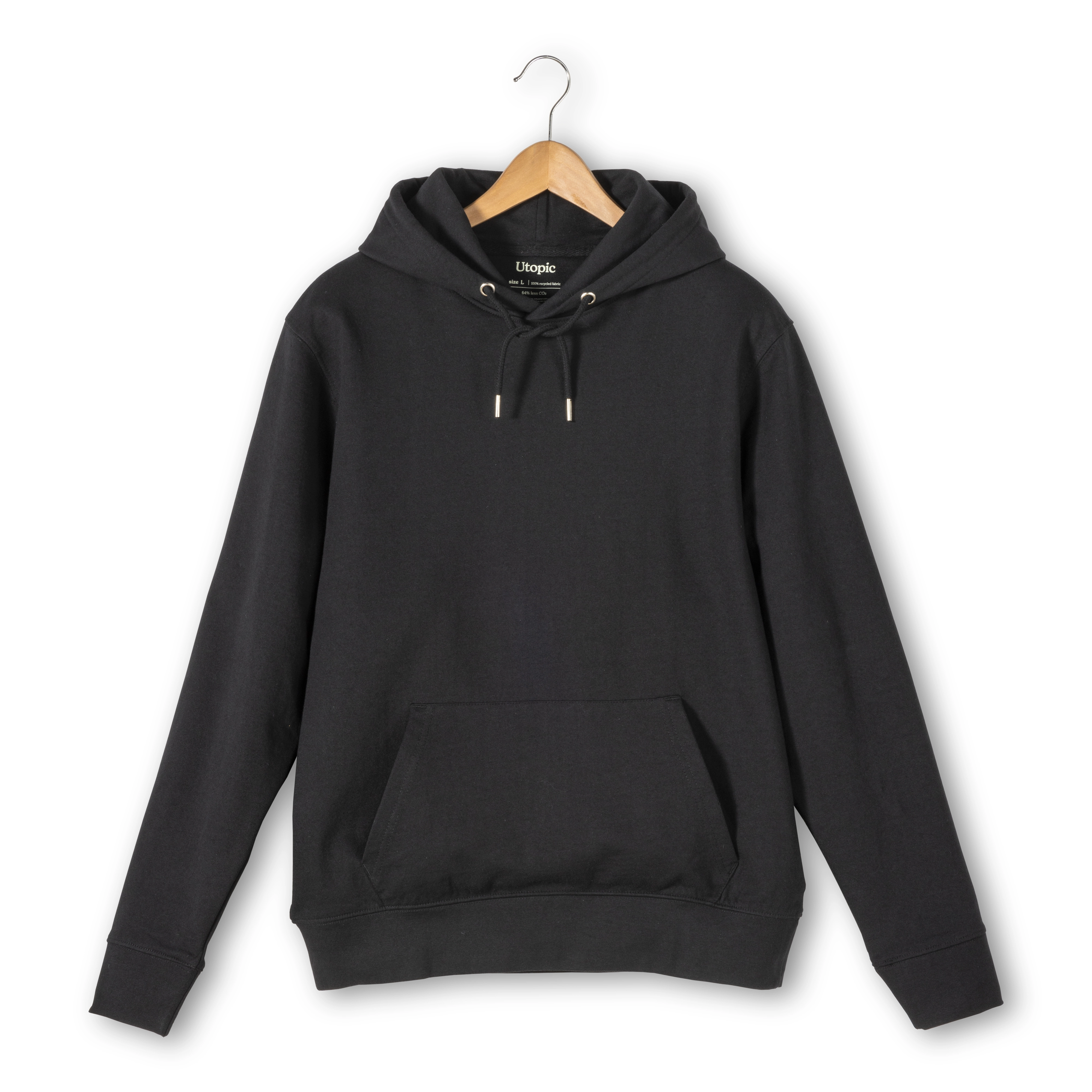 Immagine Felpa con cappuccio 100% tessuto rigenerato