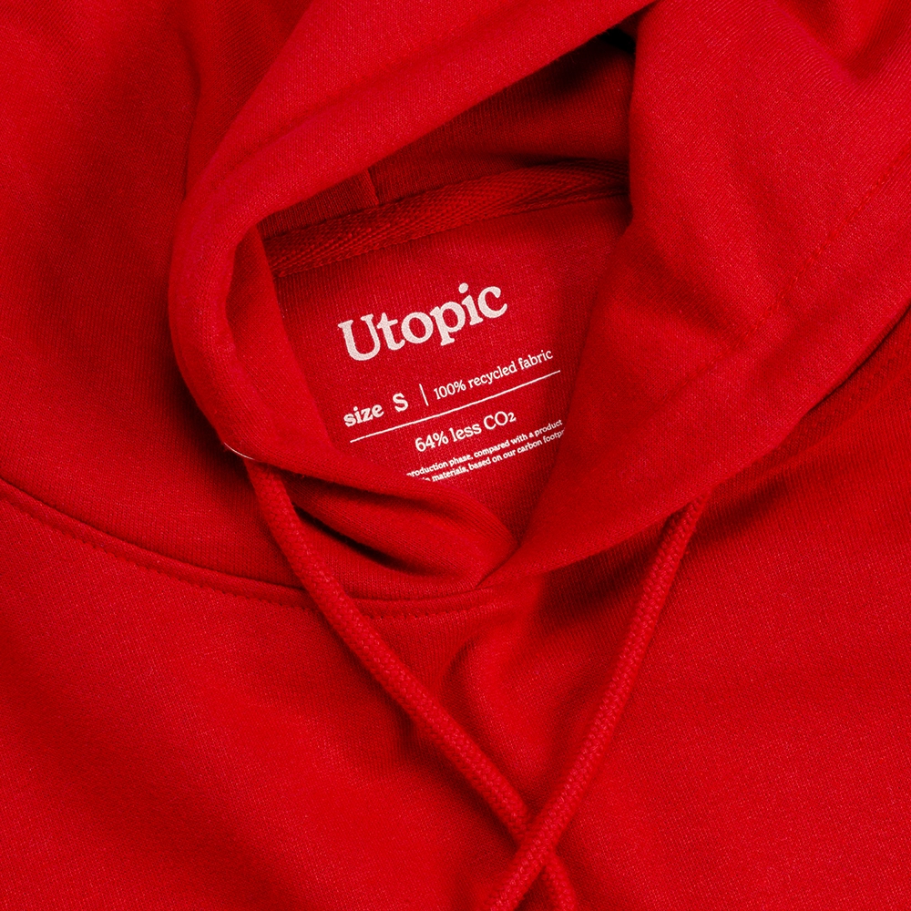 Immagine Felpa con cappuccio 100% tessuto rigenerato