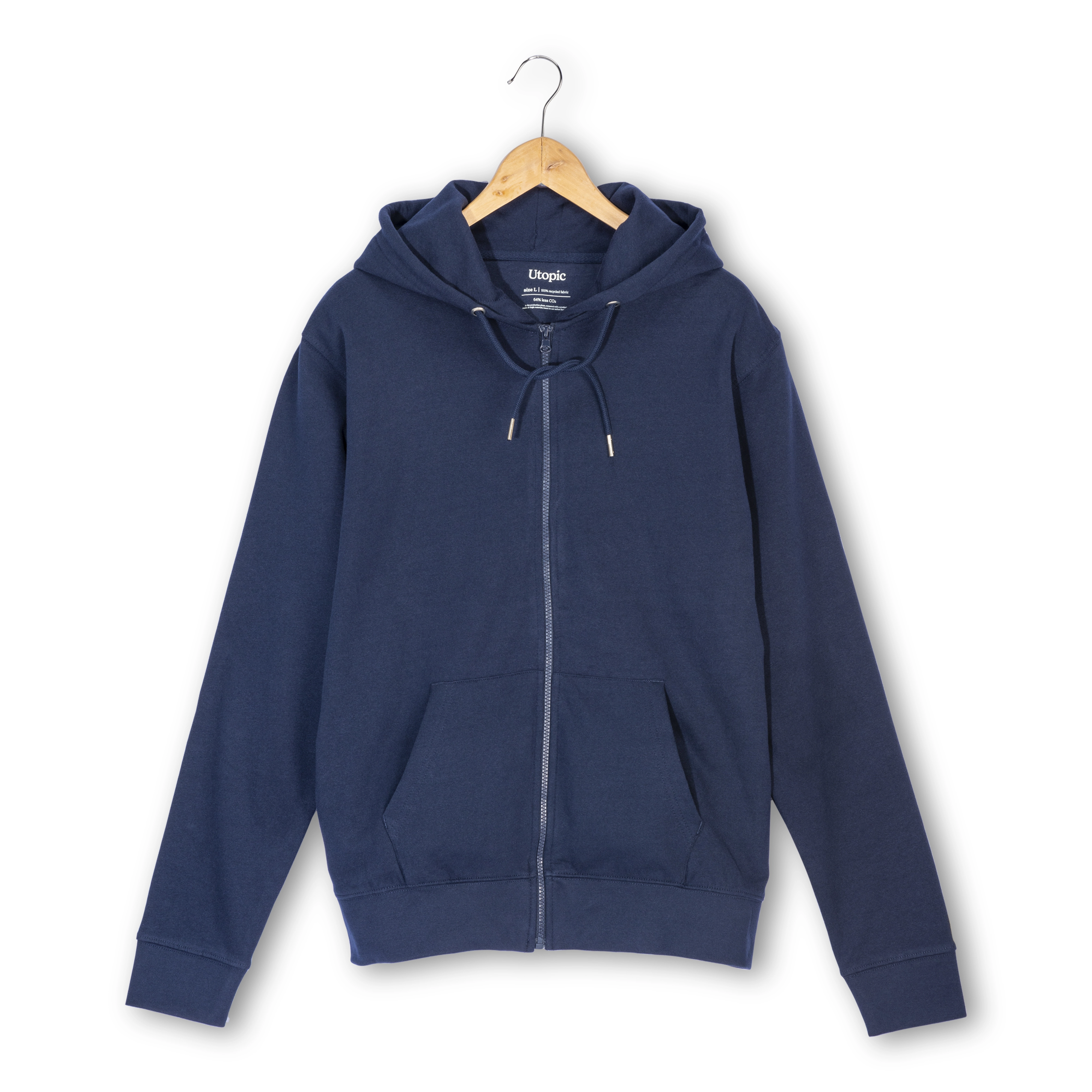 Immagine Felpa con cappuccio unisex 100% tessuto rigenerato