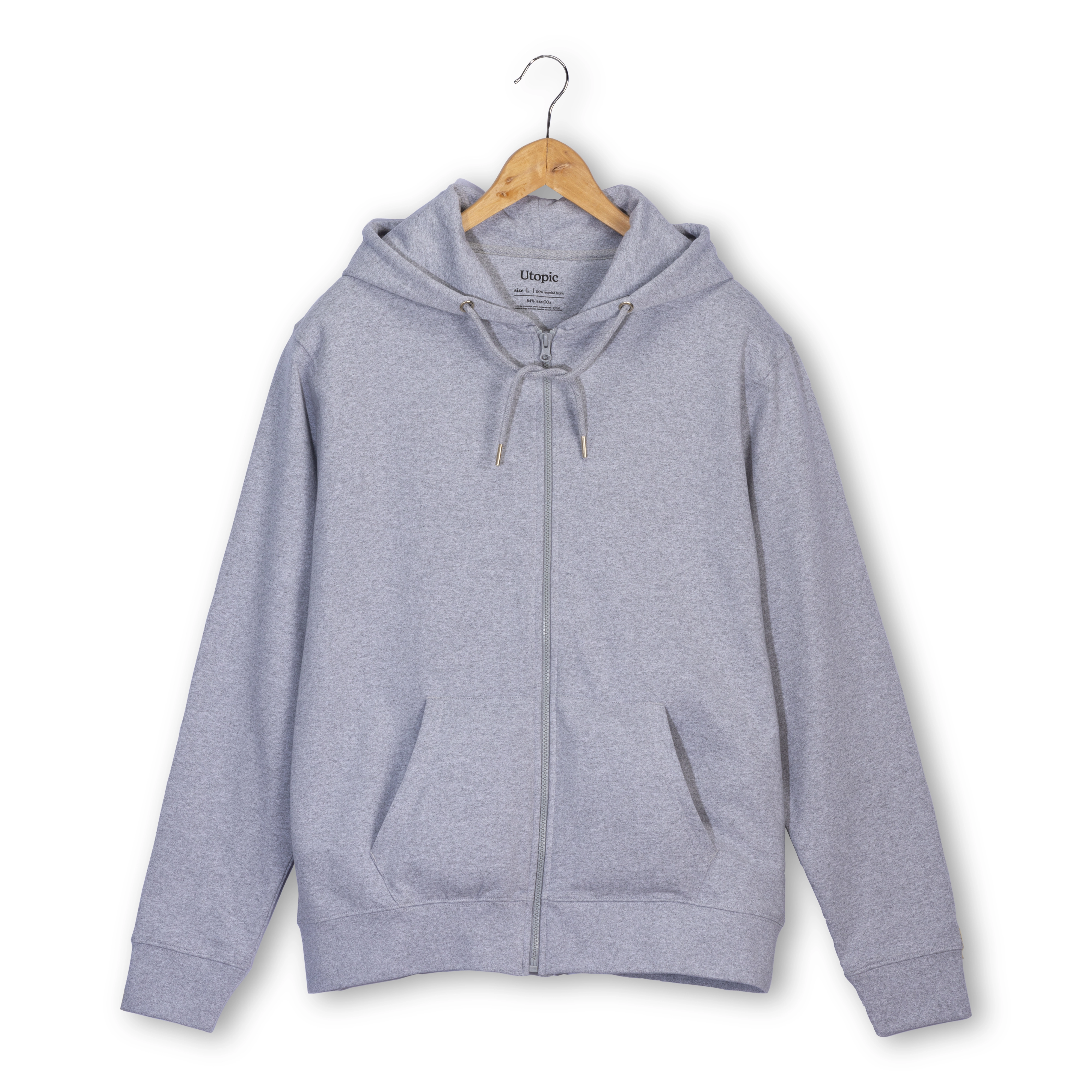 Immagine Felpa con cappuccio unisex 100% tessuto rigenerato