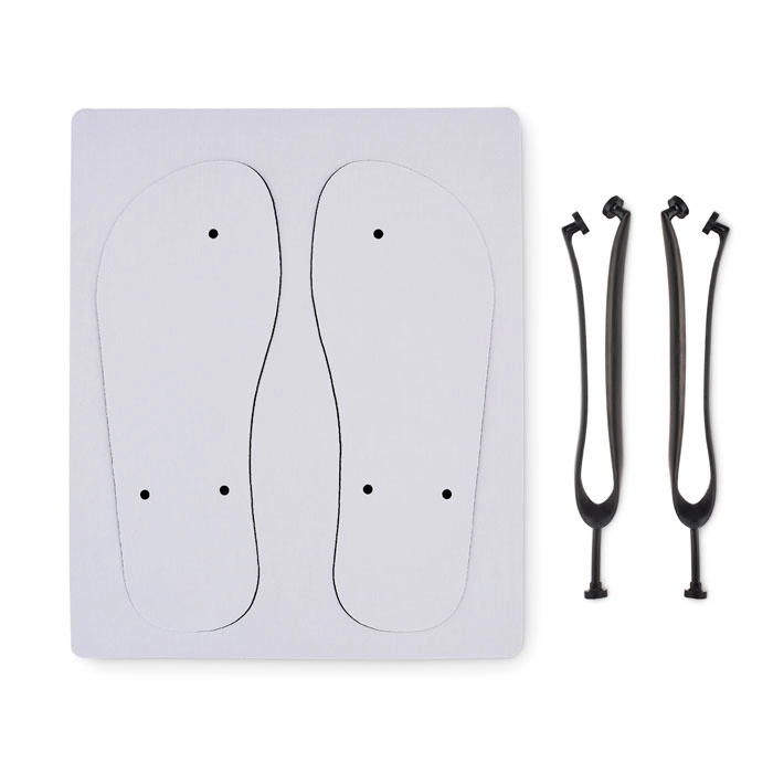 Immagine Infradito da spiaggia con strap in PVC. Suola in gomma con copertura in poliestere. - DO MEL