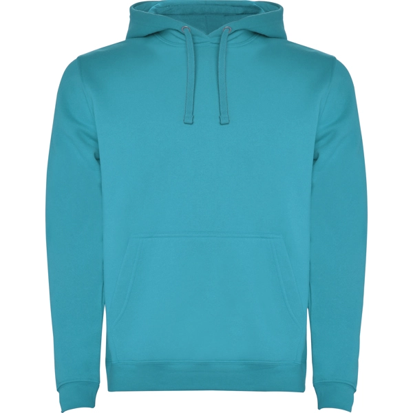 Immagine URBAN - Felpa con cappuccio bicolore, tessuto doppio, con cordone regolabile. 