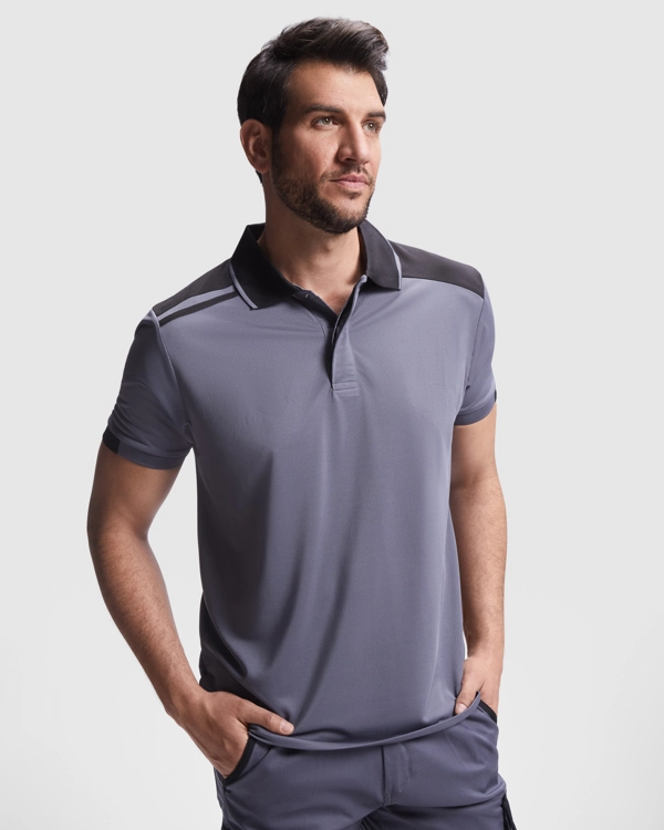 Immagine SAMURAI - Polo a maniche corte con colori combinati