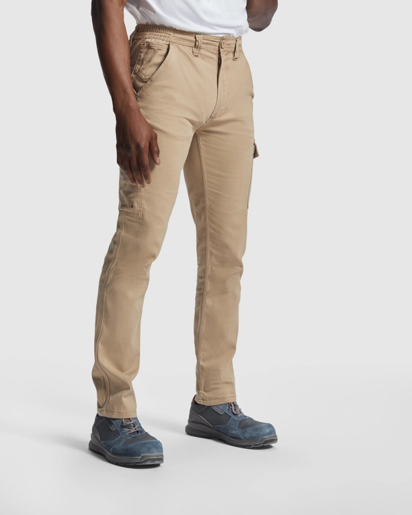 Immagine FONTA - Pantaloni lunghi da uomo spessi con elastan