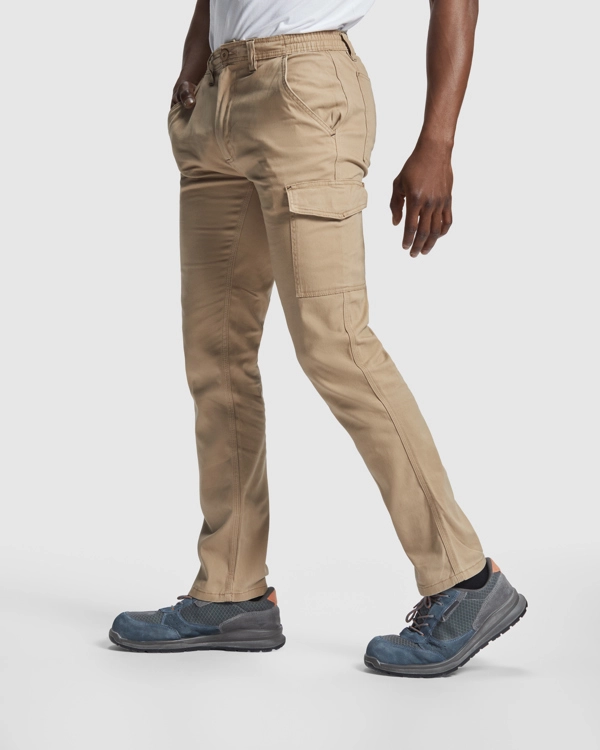 Immagine FONTA - Pantaloni lunghi da uomo spessi con elastan