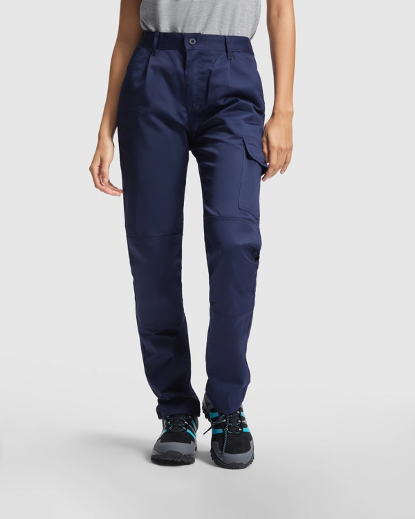 Immagine DAILY WOMAN - Pantaloni da donna da lavoro con taglio dritto e tessuto resistente