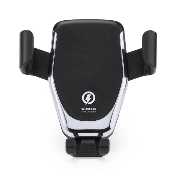 Immagine Supporto per smartphone con caricabatterie wireless per auto - HYDRA