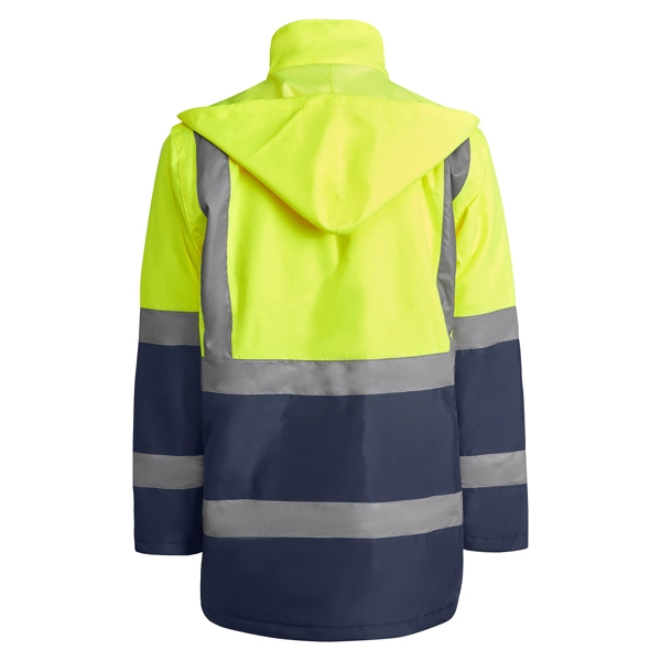 Immagine MERAK - Parka trapuntato combinato ad alta visibilità