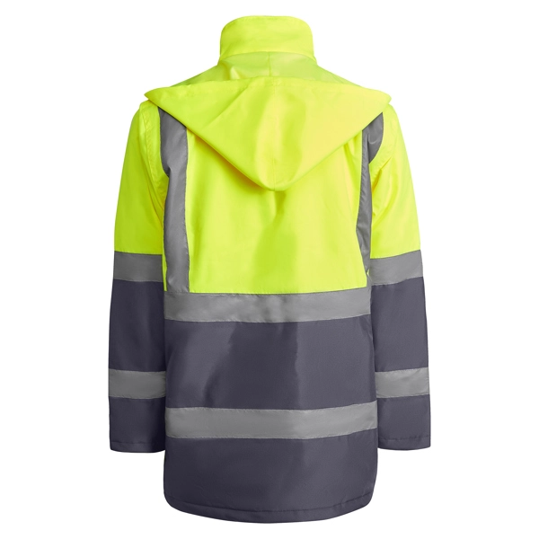 Immagine MERAK - Parka trapuntato combinato ad alta visibilità