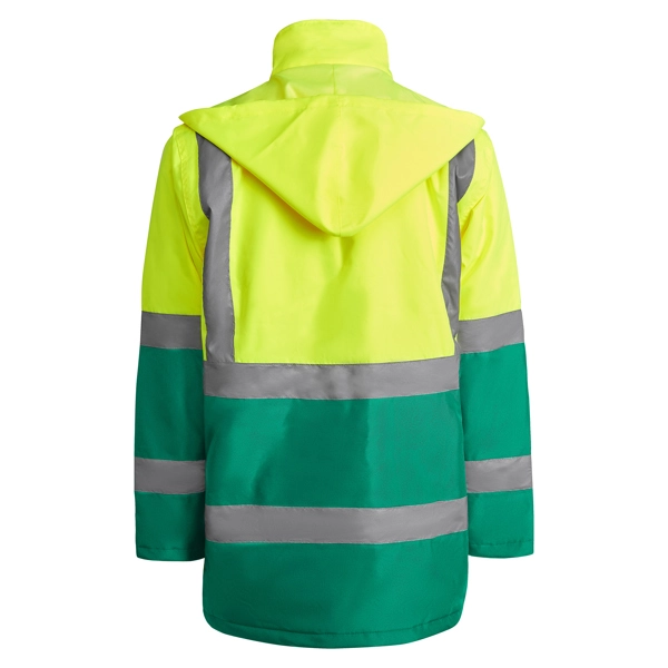 Immagine MERAK - Parka trapuntato combinato ad alta visibilità
