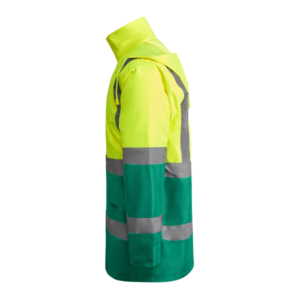 Immagine MERAK - Parka trapuntato combinato ad alta visibilità