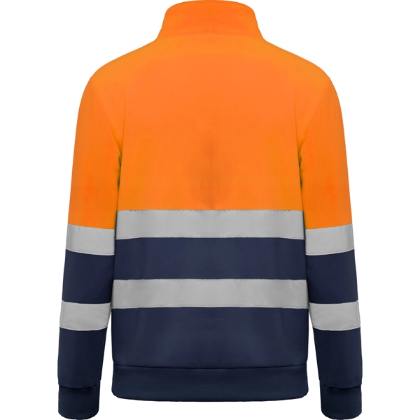 Immagine SPICA - Felpa alta visibilità con zip di misura