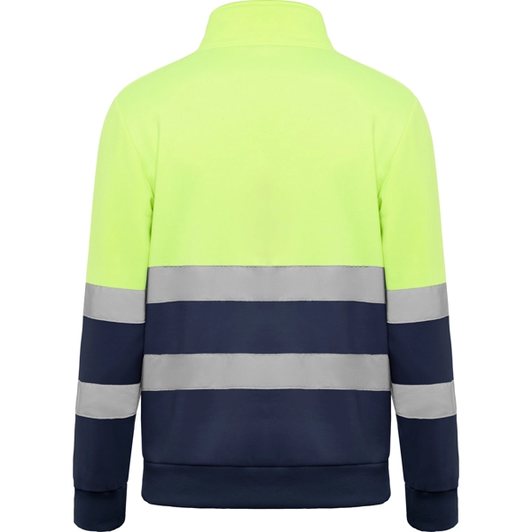 Immagine SPICA - Felpa alta visibilità con zip di misura