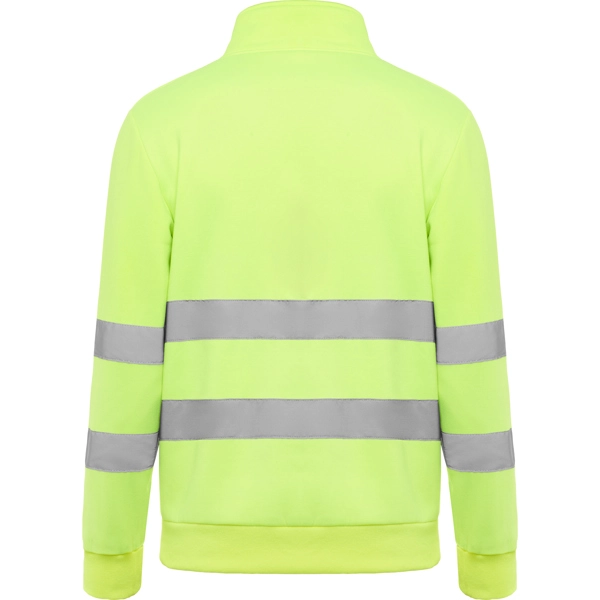 Immagine SPICA - Felpa alta visibilità con zip di misura