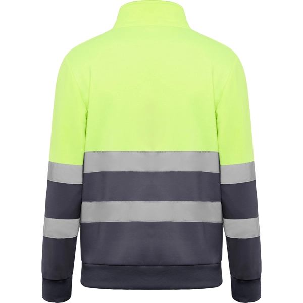 Immagine SPICA - Felpa alta visibilità con zip di misura