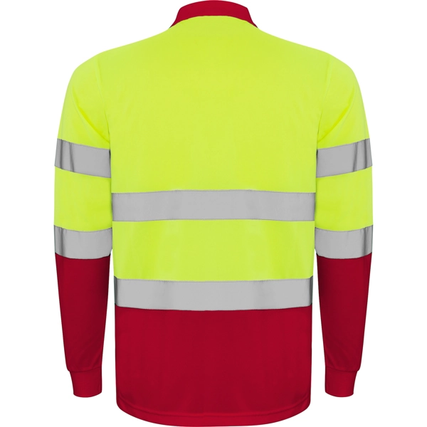Immagine POLARIS L/S - Polo tecnica a manica lunga ad alta visibilità