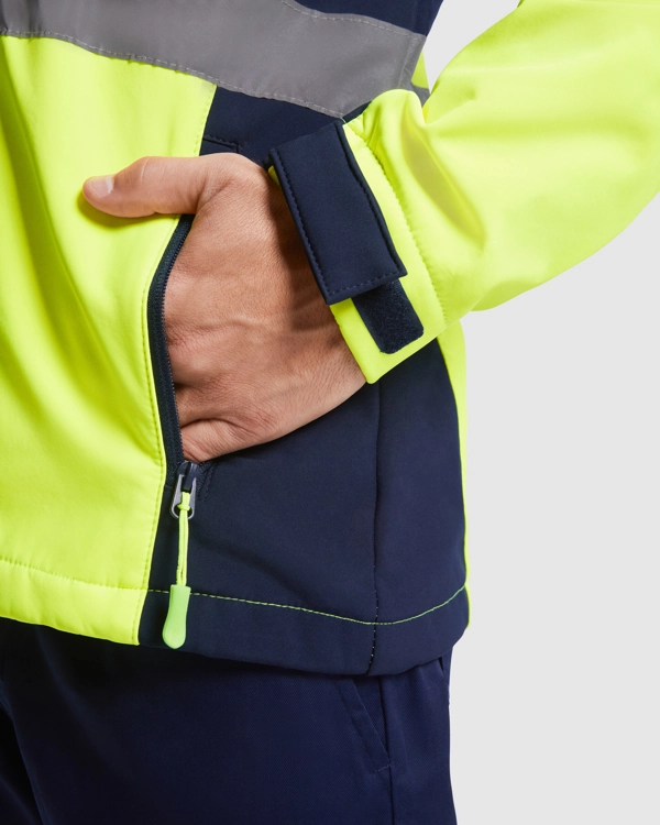 Immagine ANTARES - Soft shell bicolore ad alta visibilità