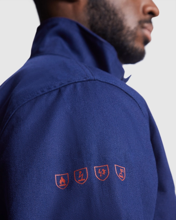 Immagine Blazer - Tuta dritta in tessuto ignifugo