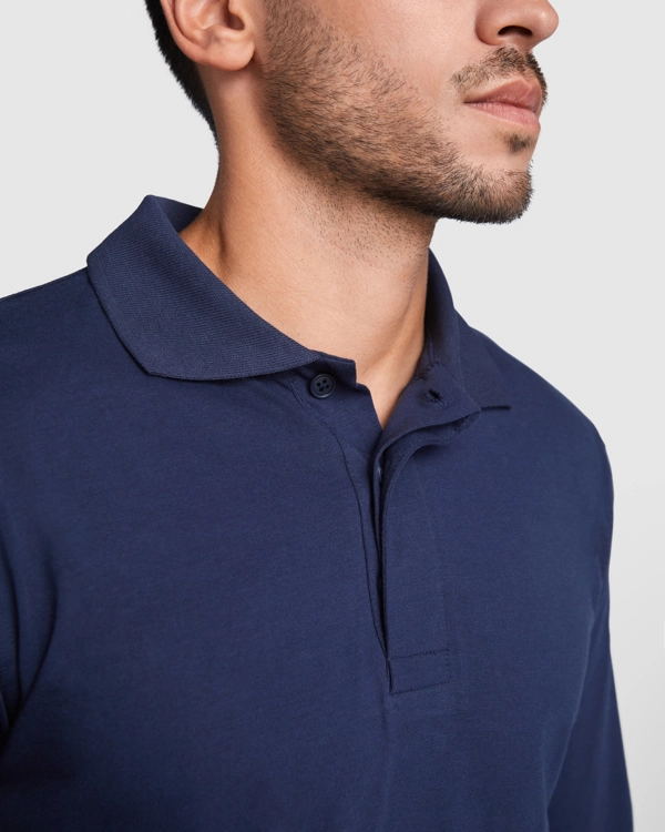 Immagine SANTANA - Polo a maniche lunghe in tessuto ignifugo