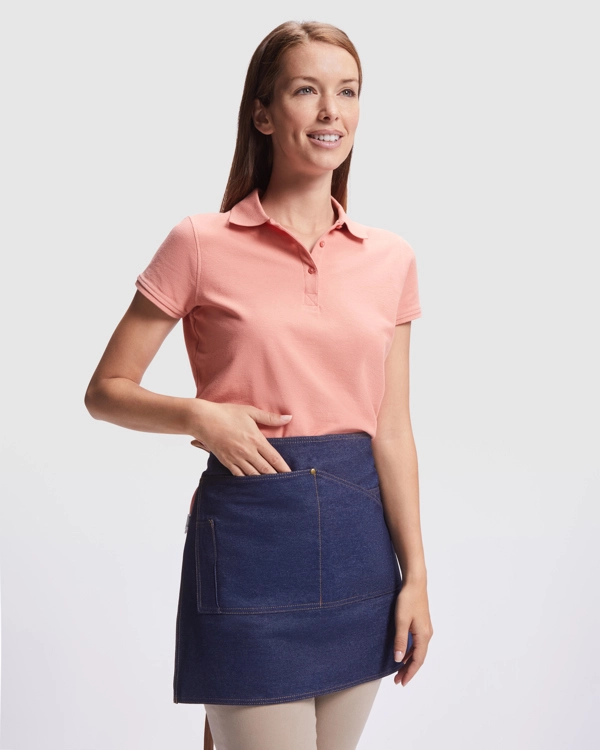 Immagine DACOSTA - Grembiule corto in tessuto jeansato