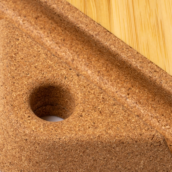 Immagine Caricabatterie wireless con corpo combinato in bambù - BRIAN