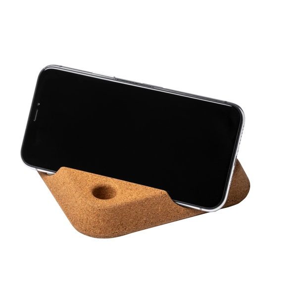 Immagine Caricabatterie wireless con corpo combinato in bambù - BRIAN