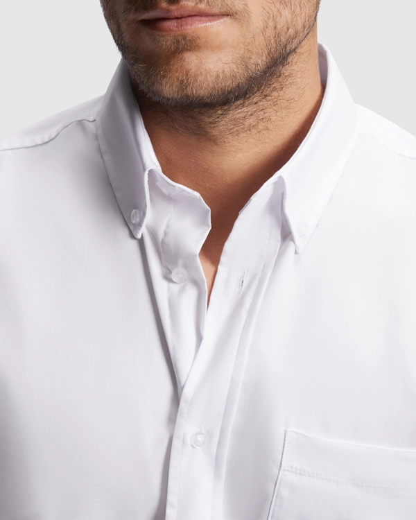 Immagine AIFOS - Camicia a maniche corte con classico colletto