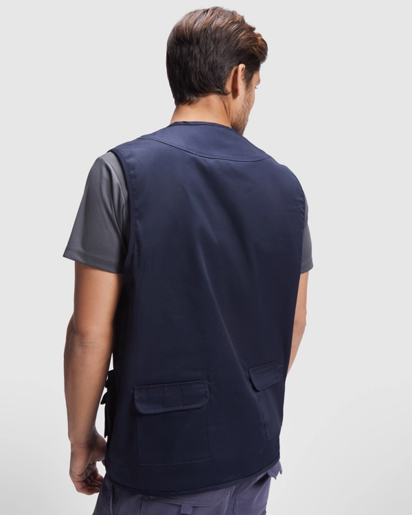 Immagine VENERA - Gilet da lavoro multitasche con collo a V