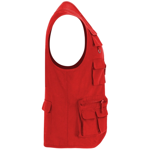 Immagine VENERA - Gilet da lavoro multitasche con collo a V