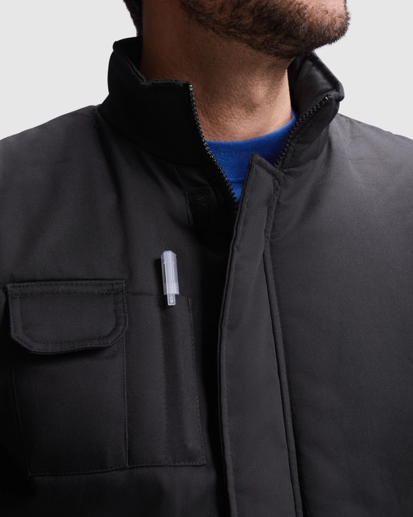 Immagine ALMANZOR - Gilet da lavoro multitasche con collo alto