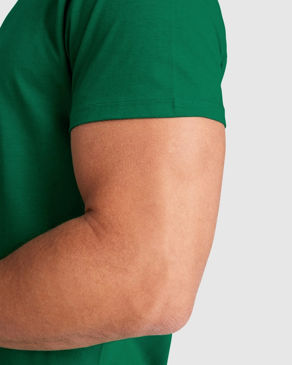 Immagine T-shirt manica corta, Girocollo doppio. 150 g/m²