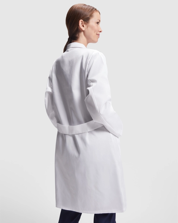 Immagine VACCINE WOMAN - Camice di serivizio manica lunga aderente