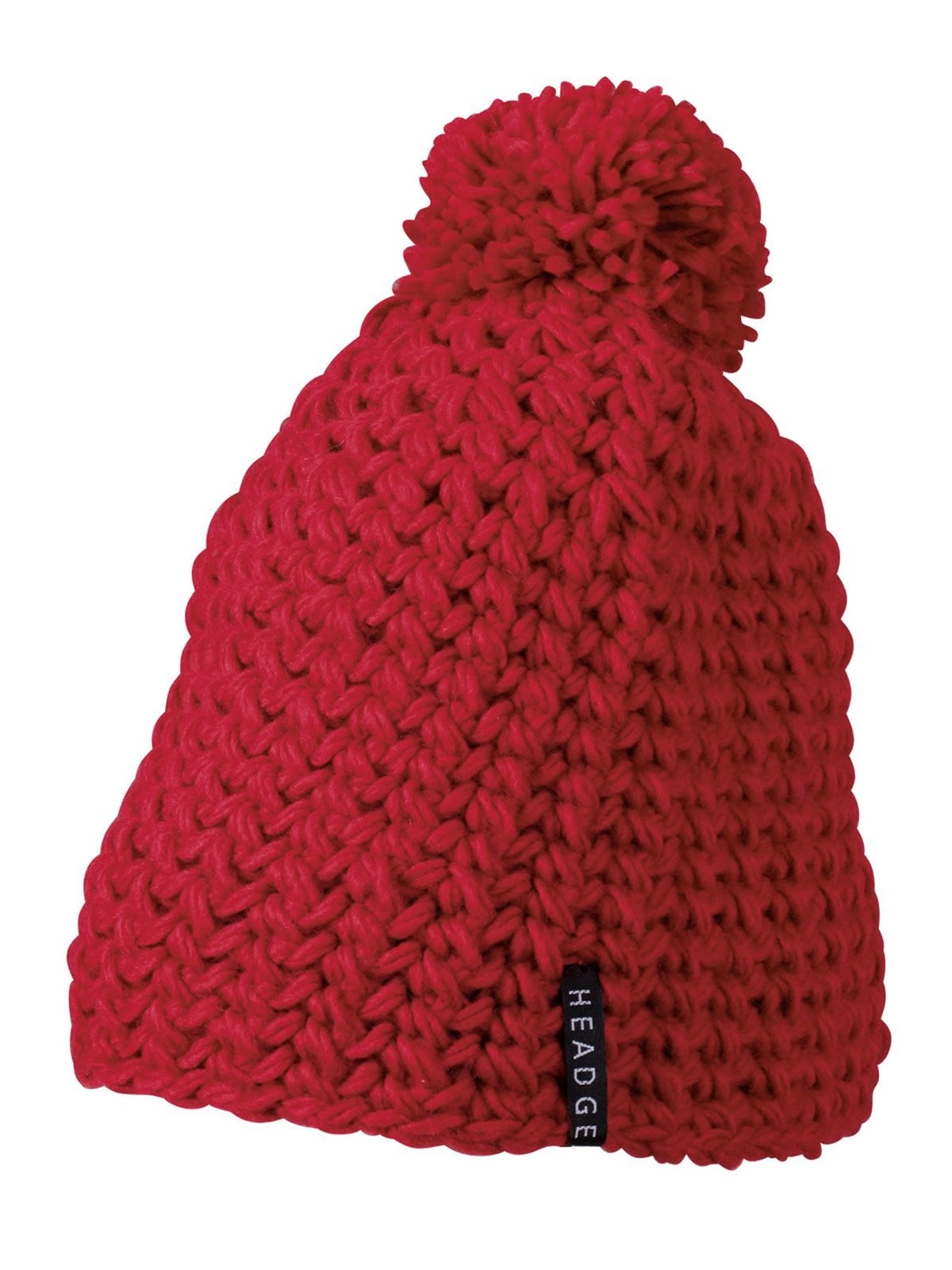 Immagine Unicoloured Crocheted Cap with Pompon