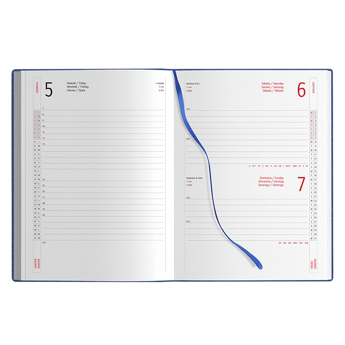 Immagine AGENDA GIORNALIERA CON FLAP 324 pagine sab. e dom. abbinati 