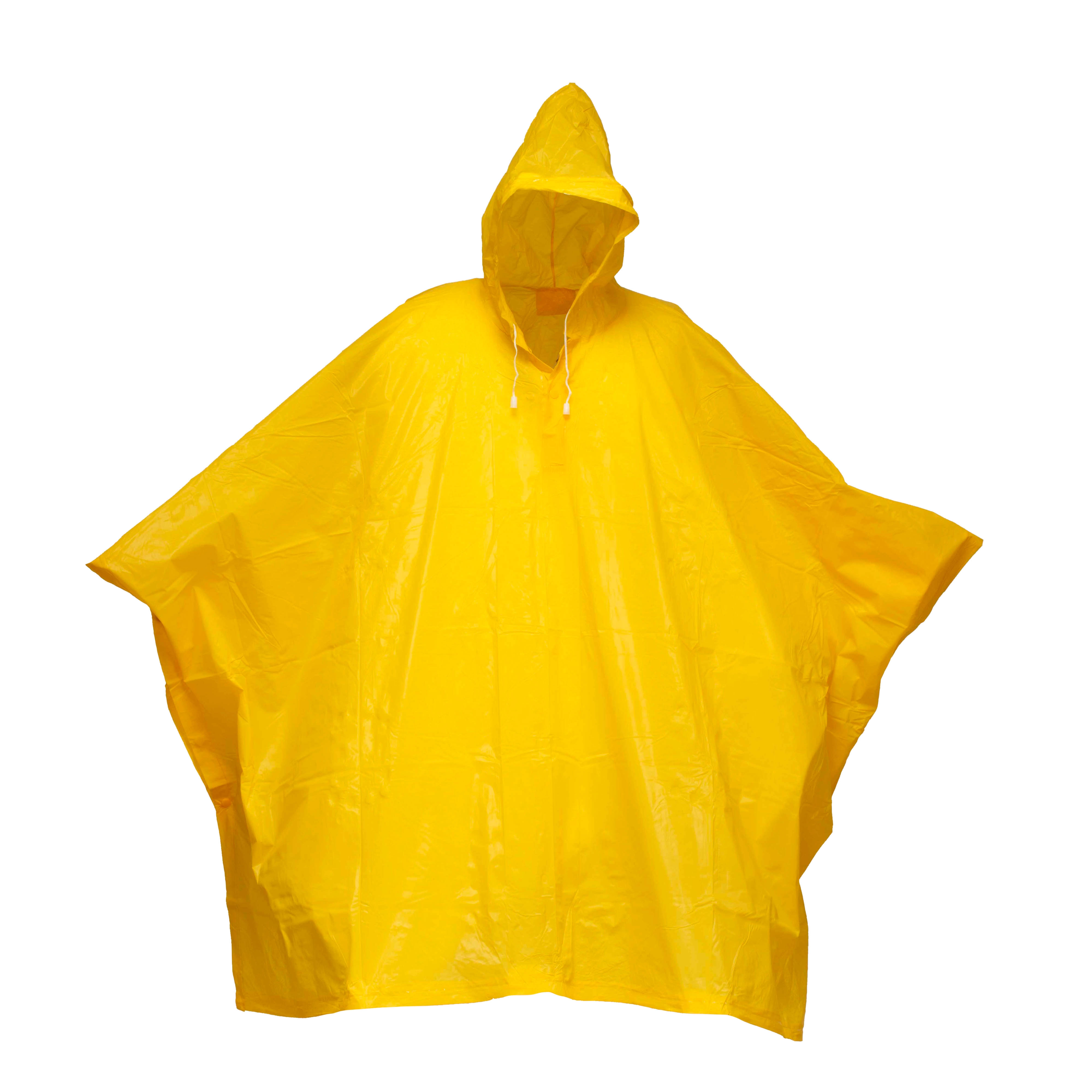 Immagine Poncho impermeabile in PVC goffrato, inserito in bustina