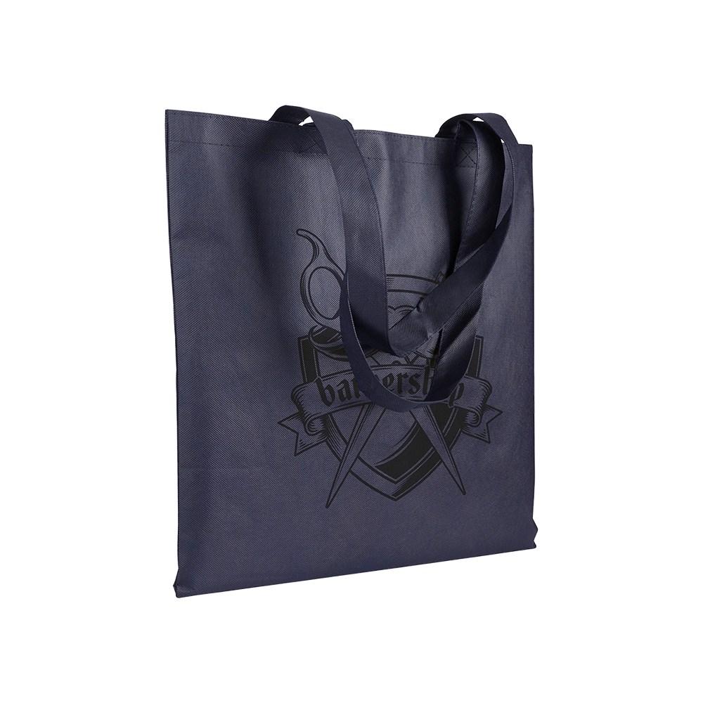 Immagine Shopper in TNT 80 g/m2 cucito, manici lunghi