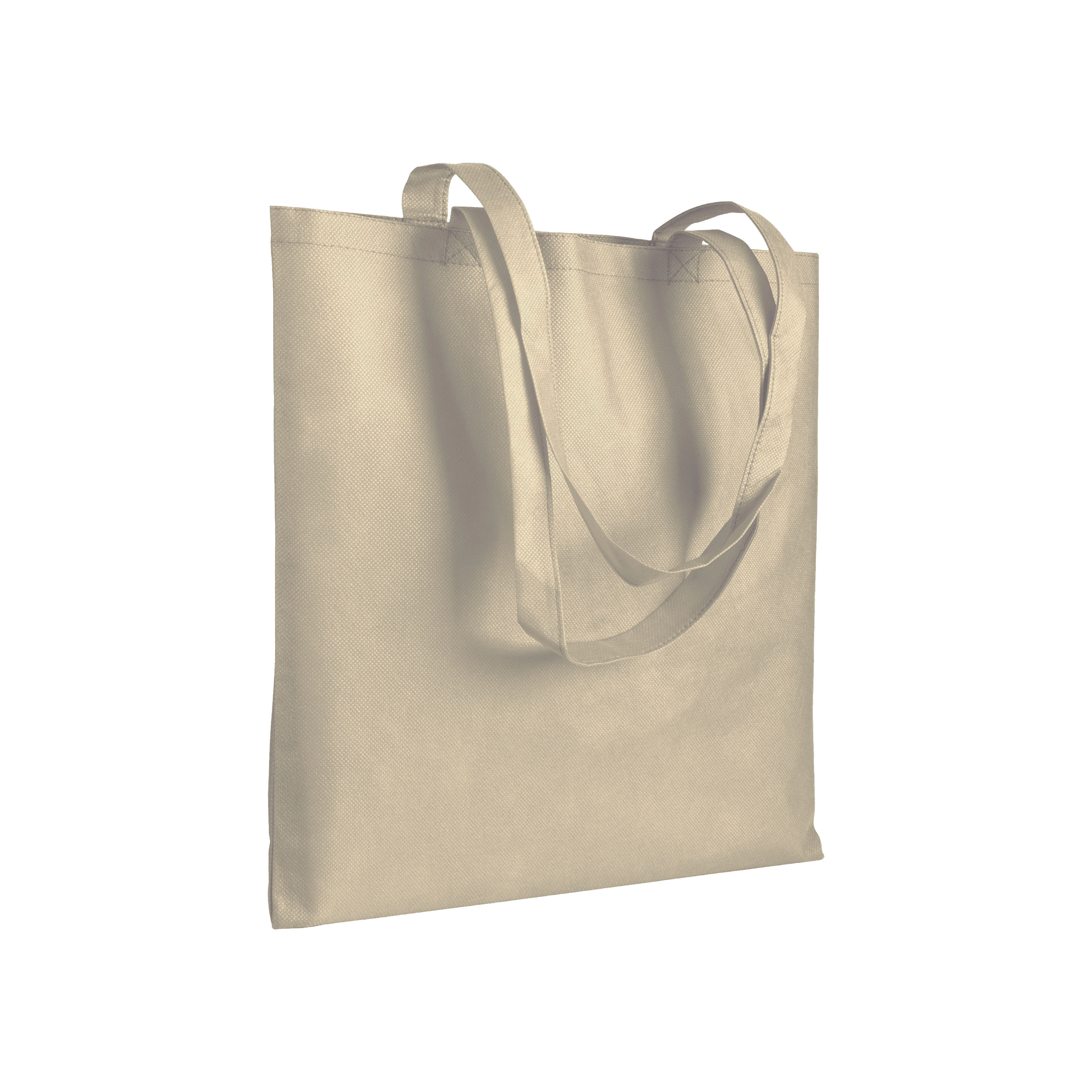 Immagine Shopper in TNT 80 g/m2 cucito, manici lunghi