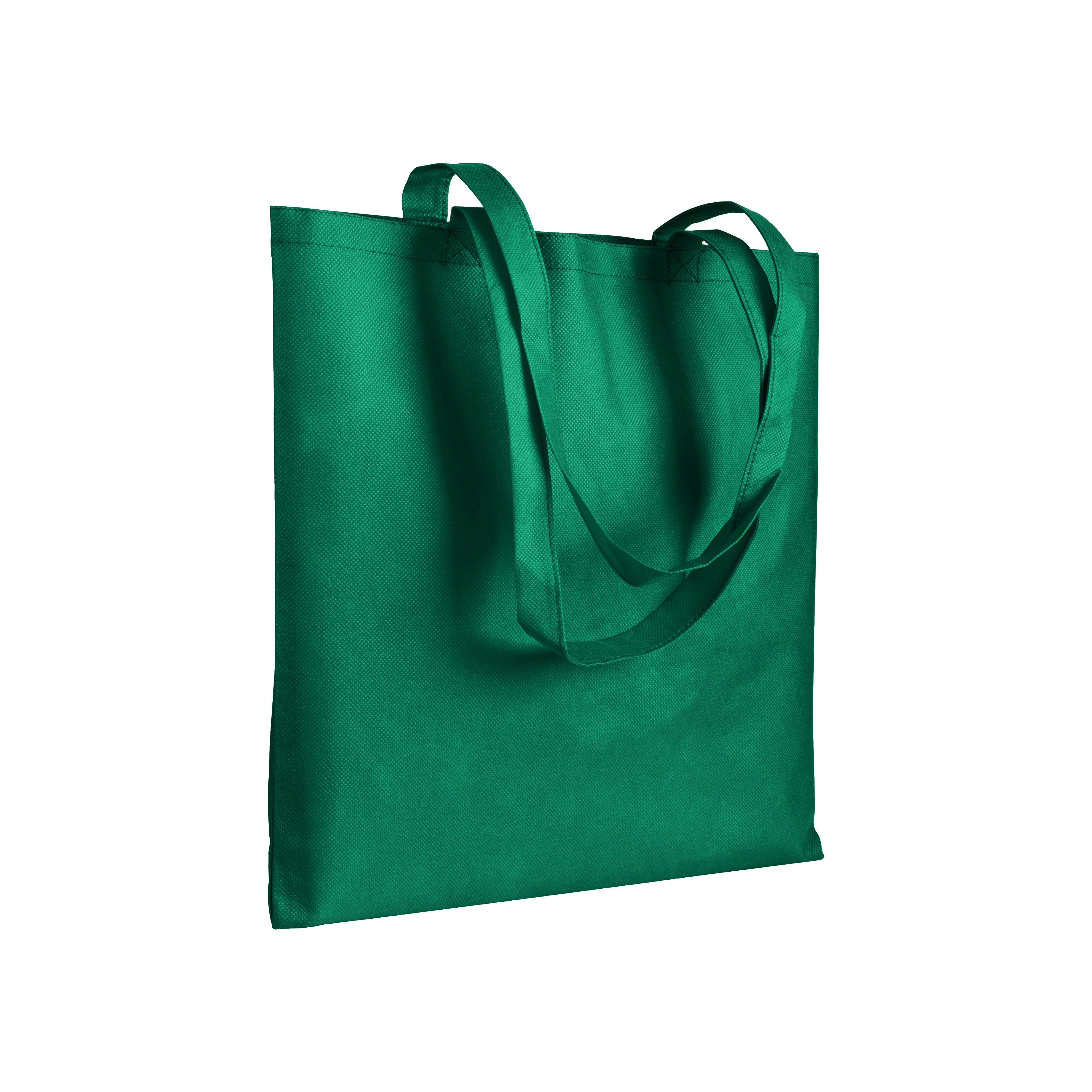 Immagine Shopper in TNT 80 g/m2 cucito, manici lunghi