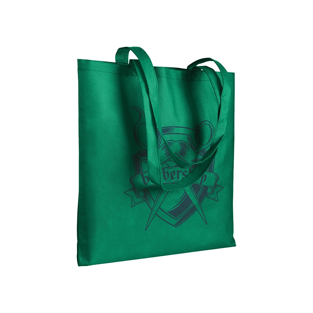 Immagine Shopper in TNT 80 g/m2 cucito, manici lunghi