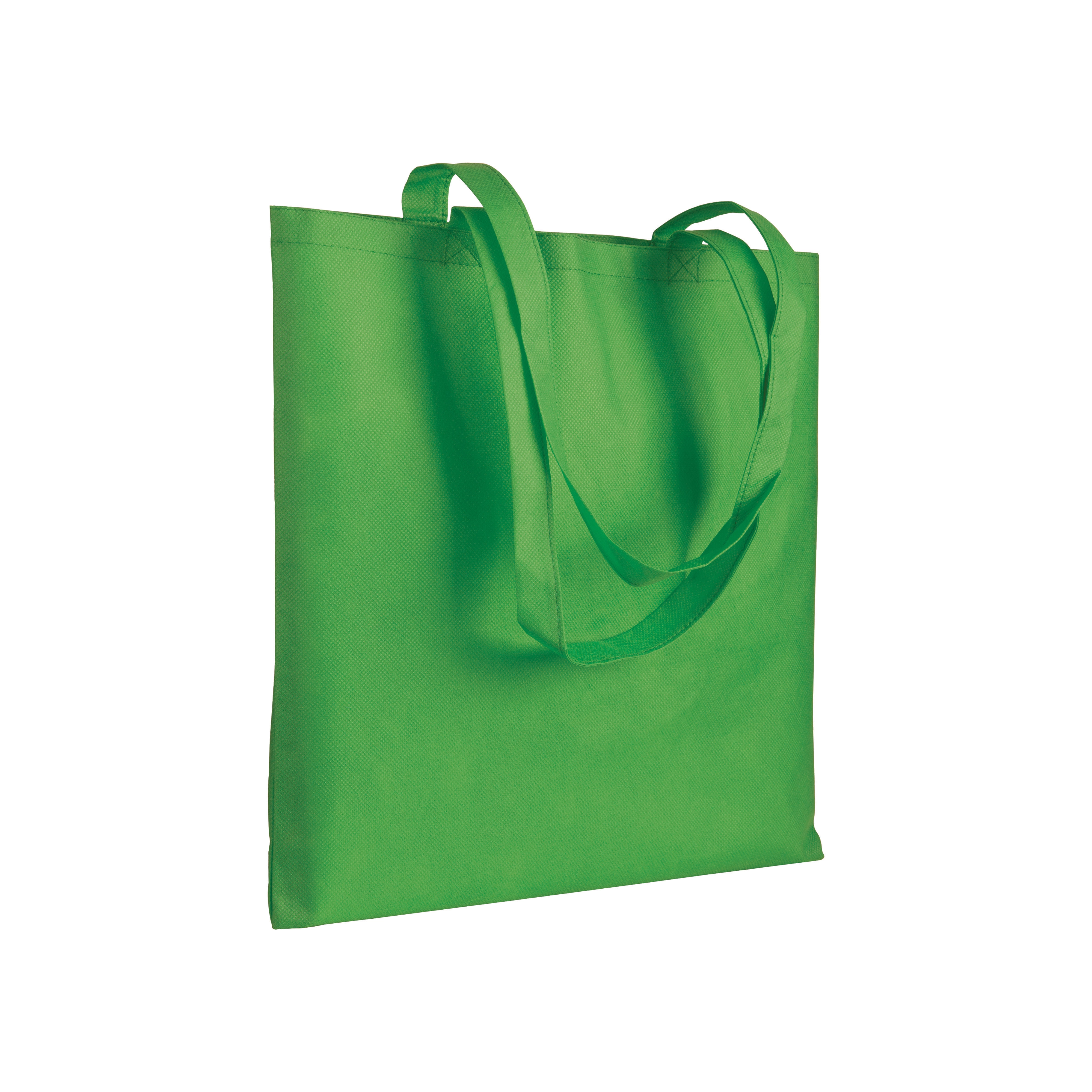 Immagine Shopper in TNT 80 g/m2 cucito, manici lunghi