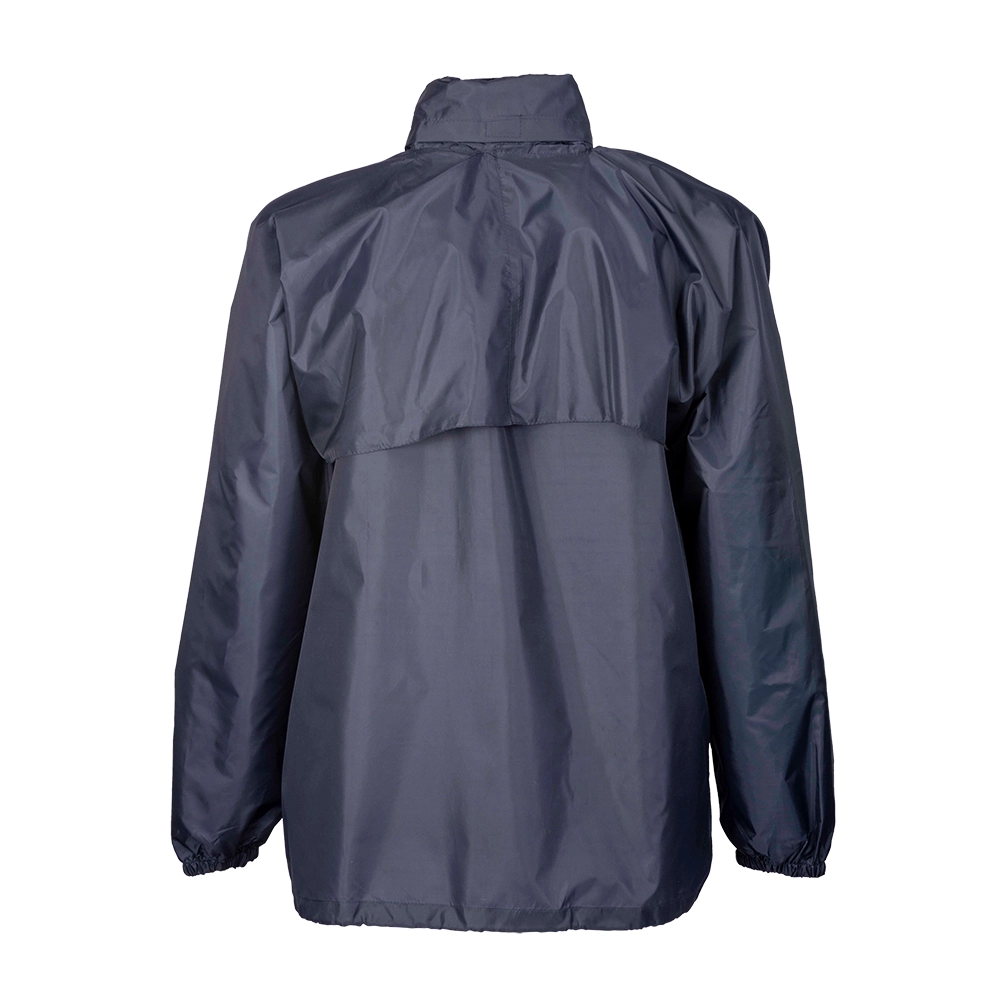 Immagine Giacca a vento in poliestere con cappuccio a scomparsa, 2 tasche frontali, richiudibile