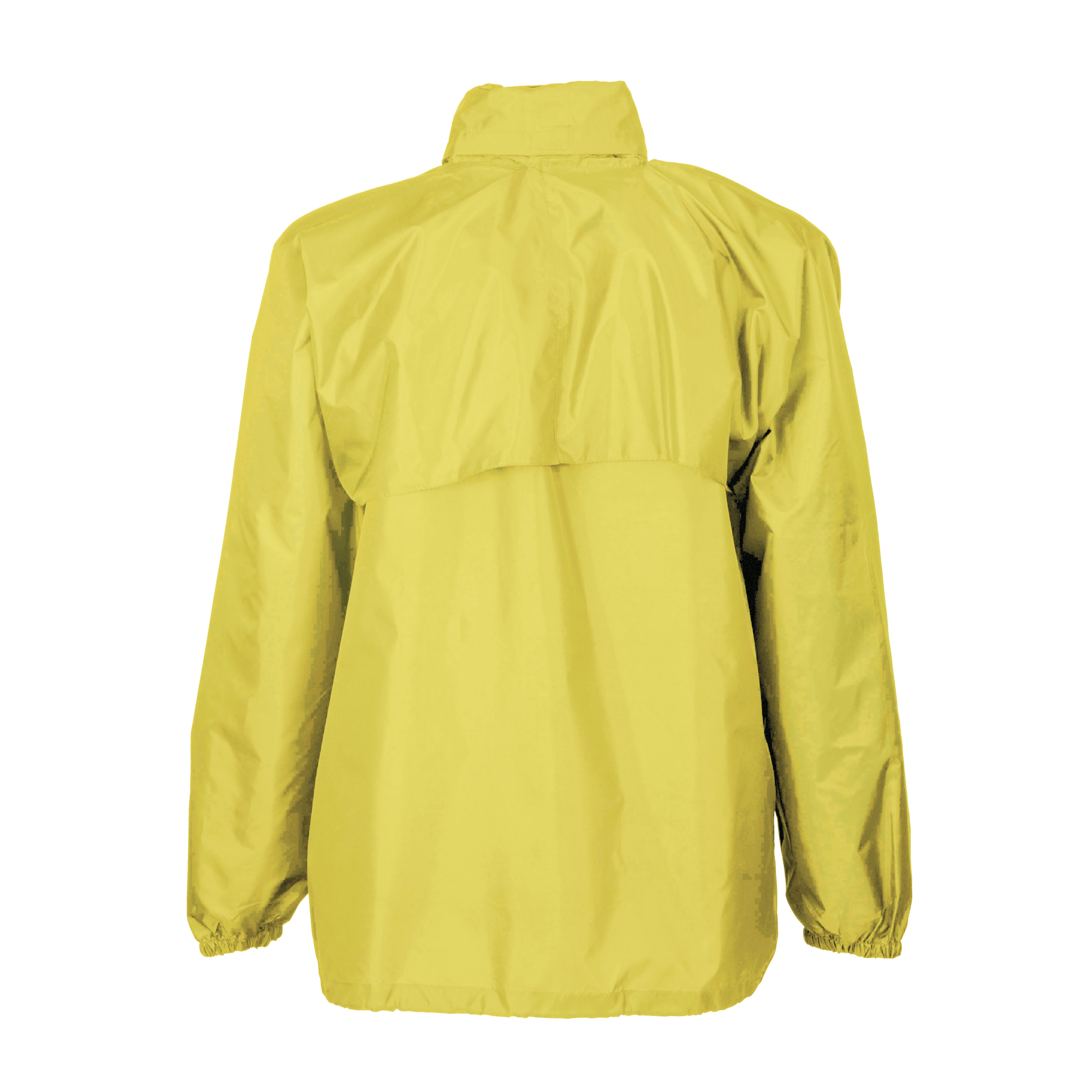 Immagine Giacca a vento in poliestere con cappuccio a scomparsa, 2 tasche frontali, richiudibile