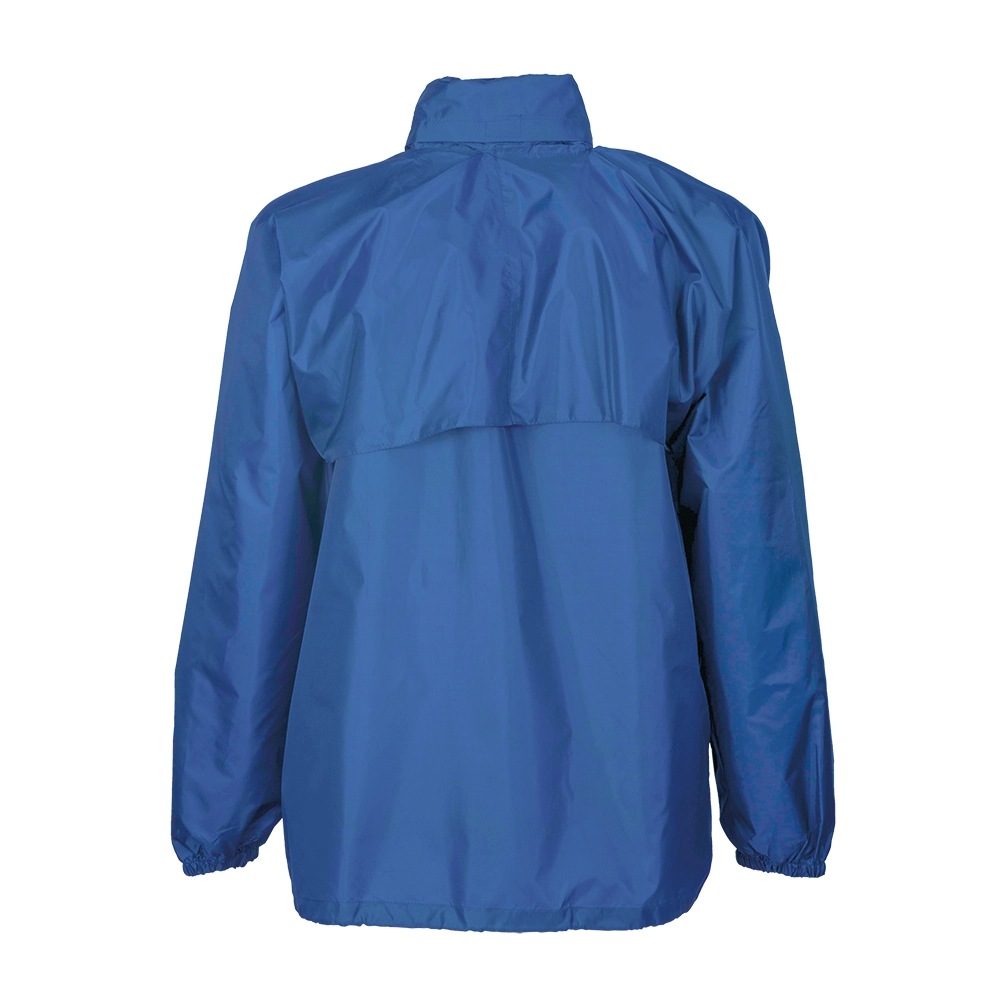 Immagine Giacca a vento in poliestere con cappuccio a scomparsa, 2 tasche frontali, richiudibile