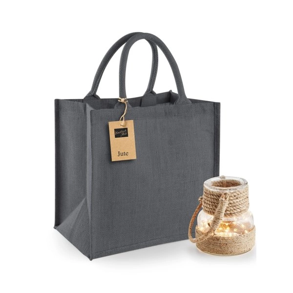 Jute Midi Tote