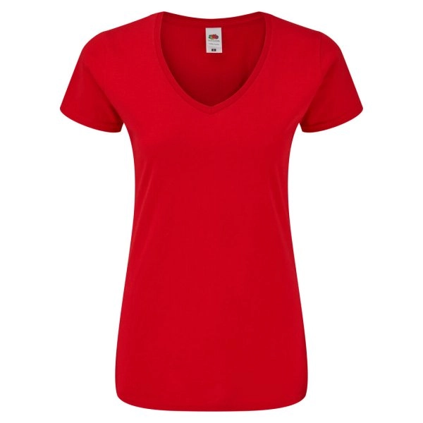 t-shirt-donna-colorata-iconic-v-neck-rosso-6.webp