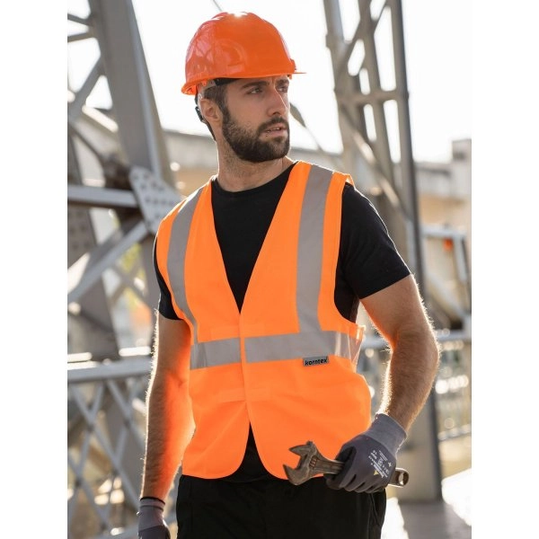 Safety Vest with 3 reflective Tapes