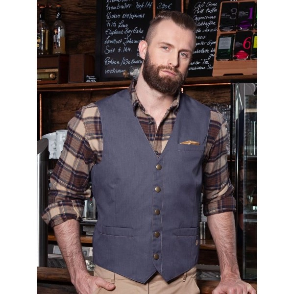 Men's Waistcoat Jeans-Style